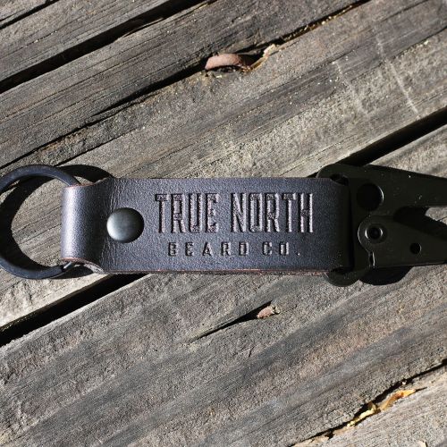 True North Handmade Leather Utility Keychain