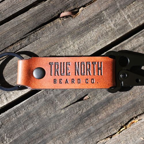 True North Handmade Leather Utility Keychain