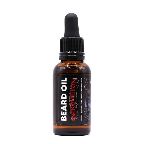 Vermilion Beard Oil - Dark Woods, Berry, Citrus (new blend)