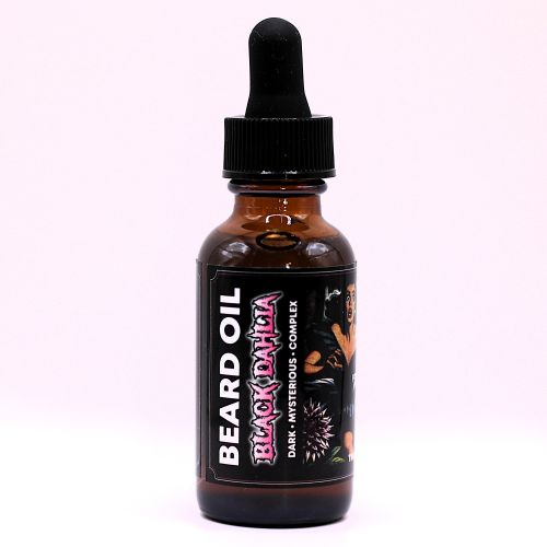 Black Dahlia Beard Oil - Dark Woods, Citrus, Musk (new blend)