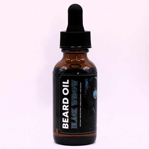 Black Widow Beard Oil - Vanilla, Citrus, Woods (new blend)
