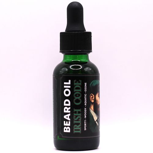 Irish Code Beard Oil - Sporty, Green, Irish, Tweed (new blend)