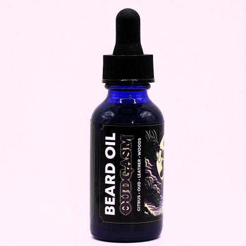 Oudgasm Beard Oil - Citrus, Oud, Leather, Woods (new blend)