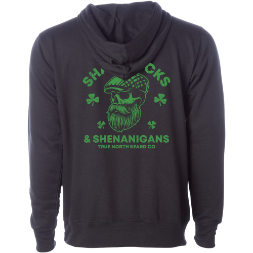 True North Beard Co - Shamrocks and Shenanigans Hoodie - Free Beard Oil Combo