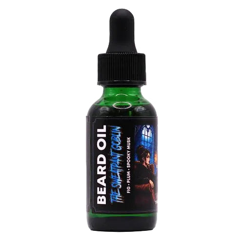 Sweatpant Goblin Beard Oil - Spooky Fall Spices, Dark Fruits, Haunted Musk (new blend)