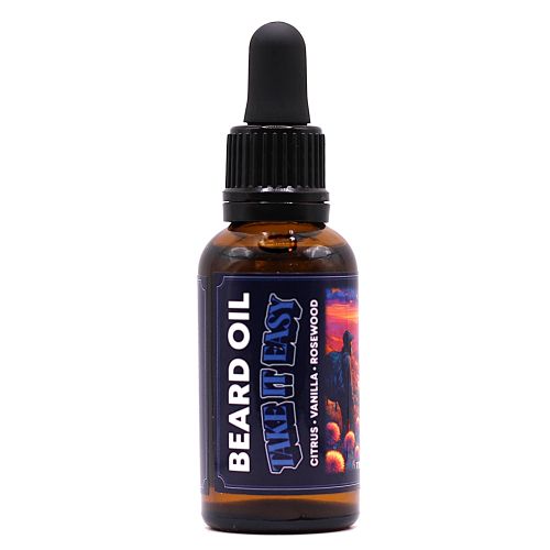 Take It Easy Beard Oil - Fresh, Citrus, Earthy (new blend)