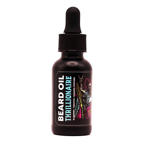 Thrillionaire Beard Oil - Blueberry, Amber, Tobacco (new blend)