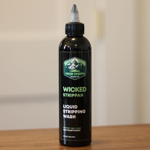 True North Beard Co Wicked Strippah Liquid Stripping Wash Rosemary Mint Cedar