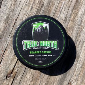 True North Beard Co Bearded Savage Beard Balm 2oz Cedar, Leather, Tonka, Musk