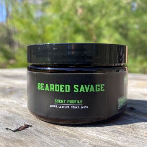 True North Beard Co Bearded Savage Beard Butter Scent Profile Cedar, Leather, Tonka, Musk