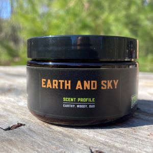 True North Beard Co Earth and Sky Side Label Earthy, Woody, Oud
