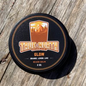 True North Beard Co Glow Beard Balm Orange, Lemon, Lime 2 oz