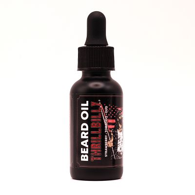 Thrillbilly Beard Oil - Strawberry, Tobacco, Oud (new blend)