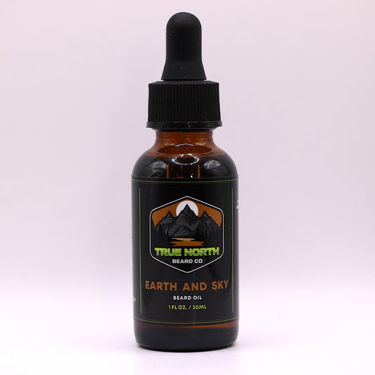 Earth and Sky Beard Oil - Oud Minerale, Citrus (new blend)