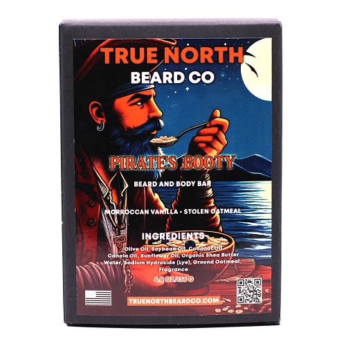 Pirate’s Booty Beard and Body Bar - Oatmeal, Vanilla