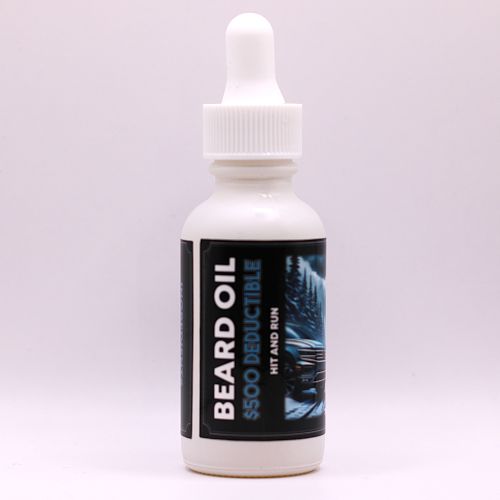 $500 Deductible Beard Oil - Oakmoss, Citrus, Cologne (new blend)