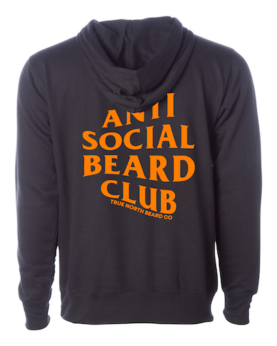 **PRE ORDER** ANTI SOCIAL BEARD CLUB HOODIE 2.0