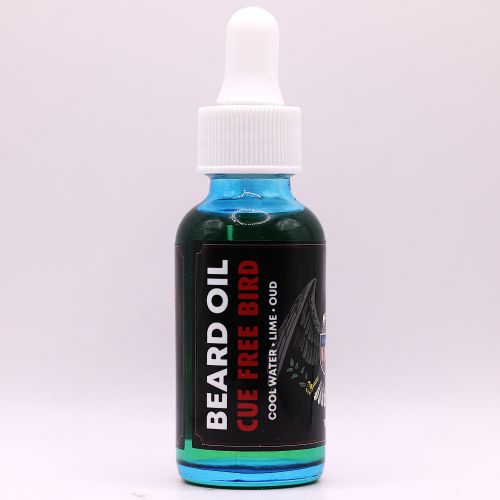 Cue Free Bird Beard Oil - Cool Water, Citrus, Oud (new blend)