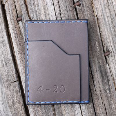 EDC Stamped Leather Wallet