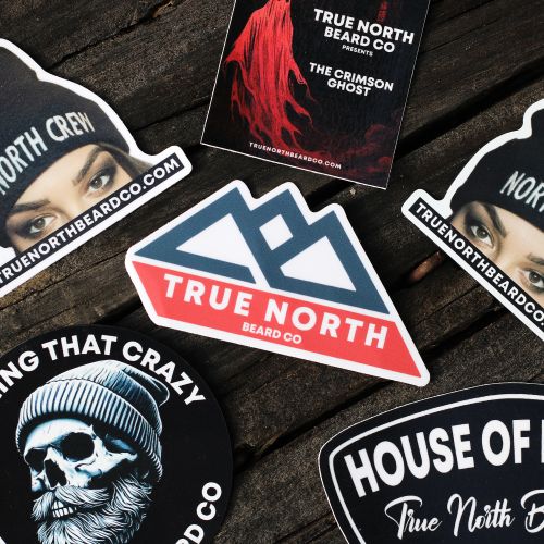 True North Beard Co 2025 Sticker Pack