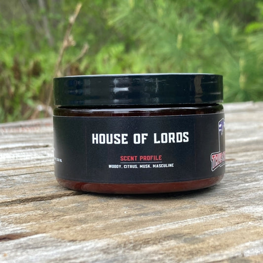 True North Beard Co House of Lords Beard Butter Side Label