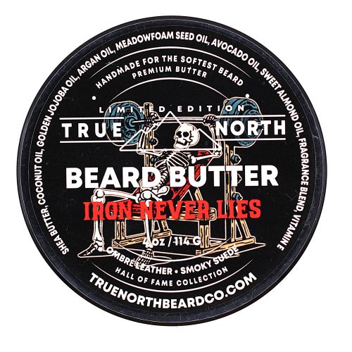 Iron Never Lies Beard Butter - Ombre Leather, Smoky Suede Manliness (new blend)