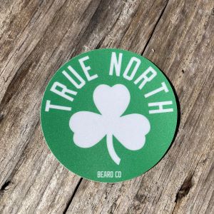 True North Beard Co Shamrock Sticker