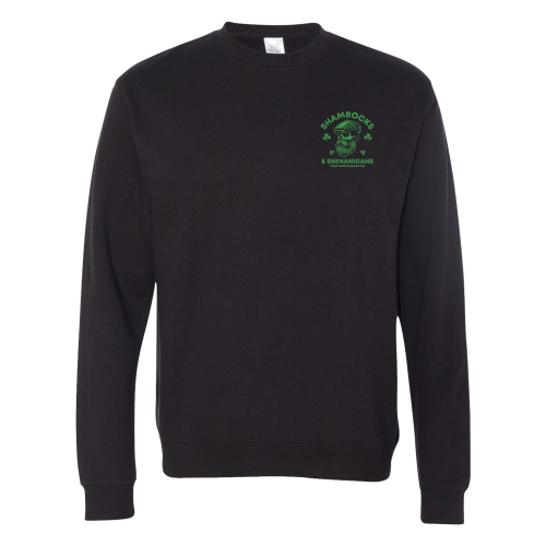 True North Beard Co - Shamrocks and Shenanigans Crewneck Sweatshirt - Free Beard Oil Combo