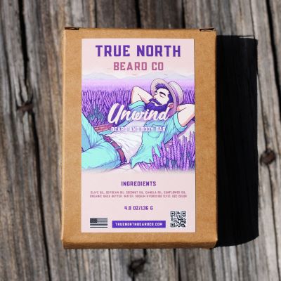 True North Beard Co Unwind Beard and Body Bar