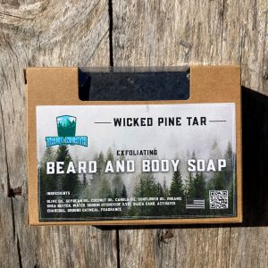 True North Beard Co Wicked Pine Tar Beard and Body Soap
